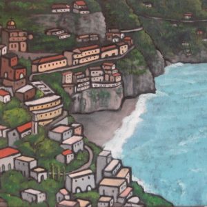 Amalfi Coast, oil,16 x 20, SOLD, available in print or giclee