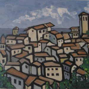Anghiari, Italy, oil, 16 x 20, $475, available in print or giclee