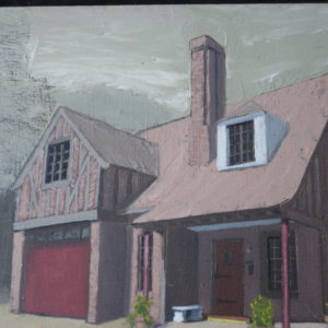 St. Elmo Firehouse, 10x12, unframed; SOLD