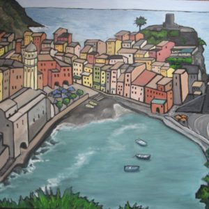 Vernazza1, 24 x 30, oil, SOLD/ available in print or giclee
